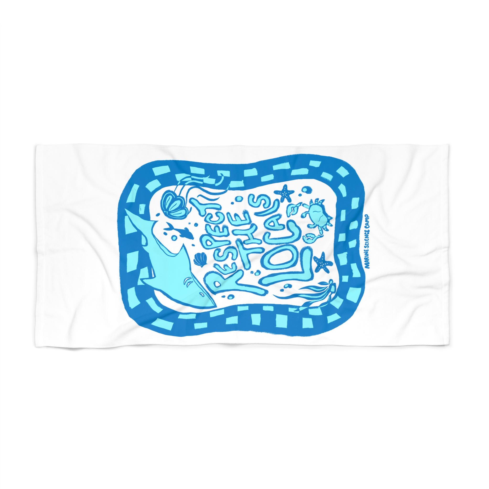 Respect The Locals Beach Towel - Image 2