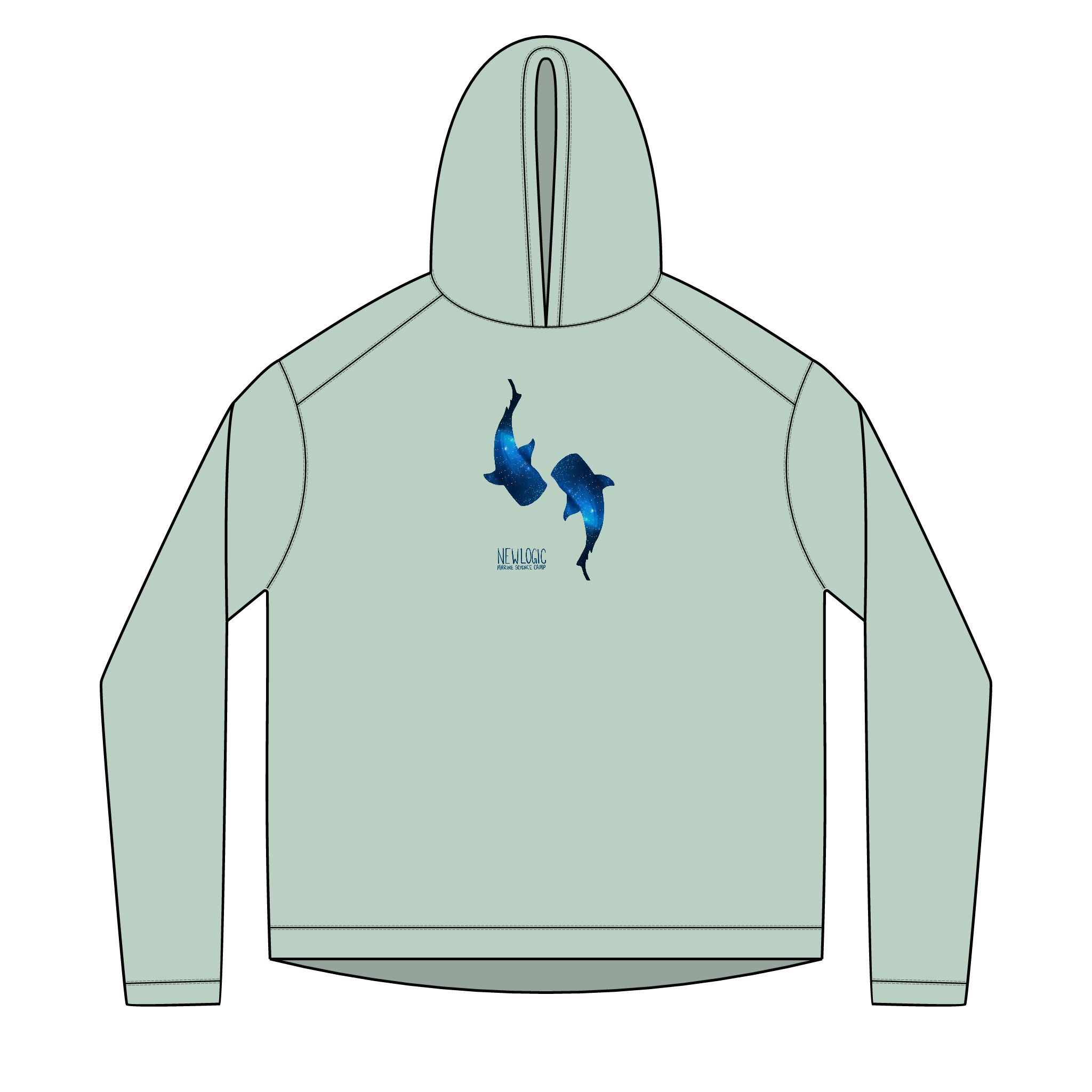 Crossing Currents Unisex Solar Hoodie - Image 3