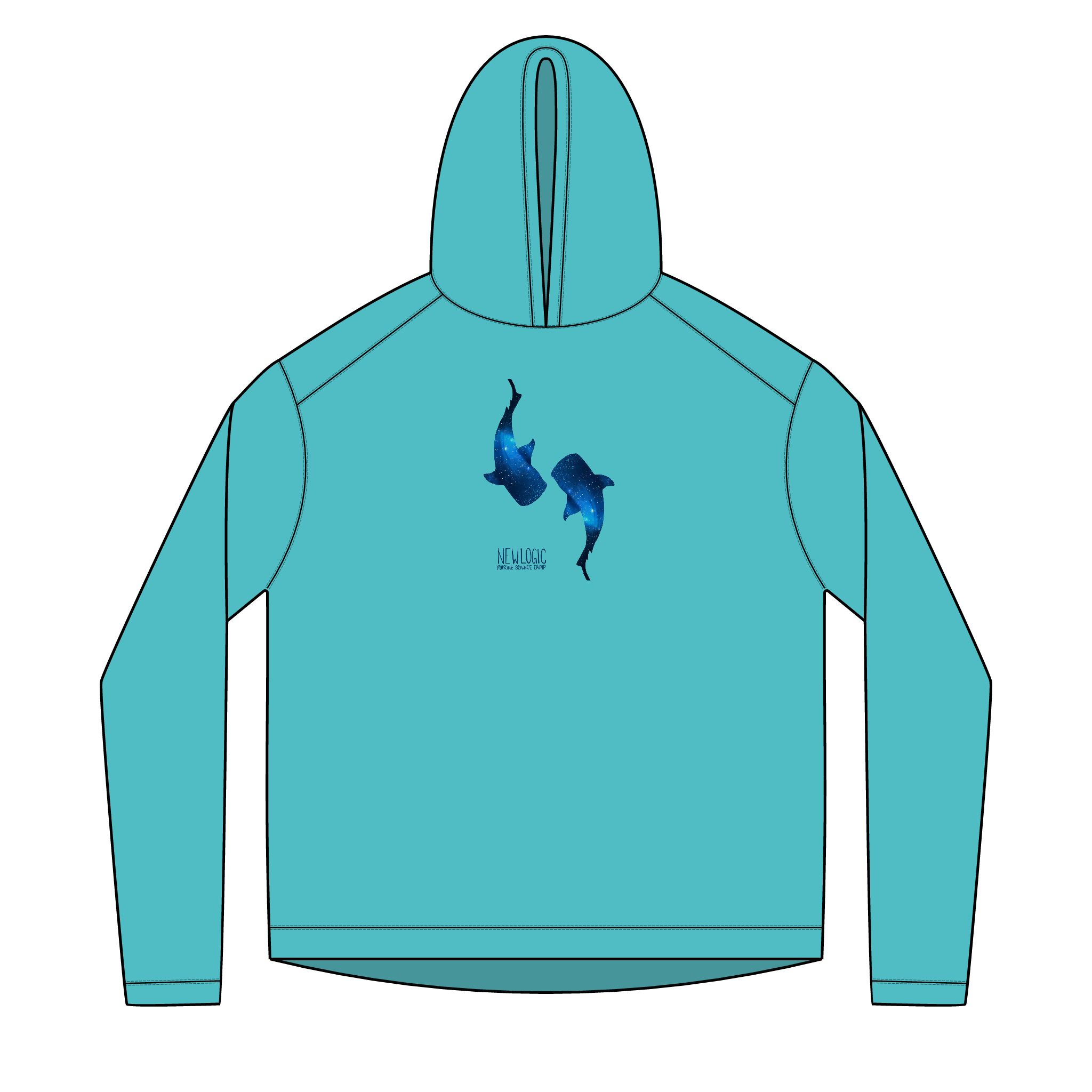 Crossing Currents Unisex Solar Hoodie - Image 9