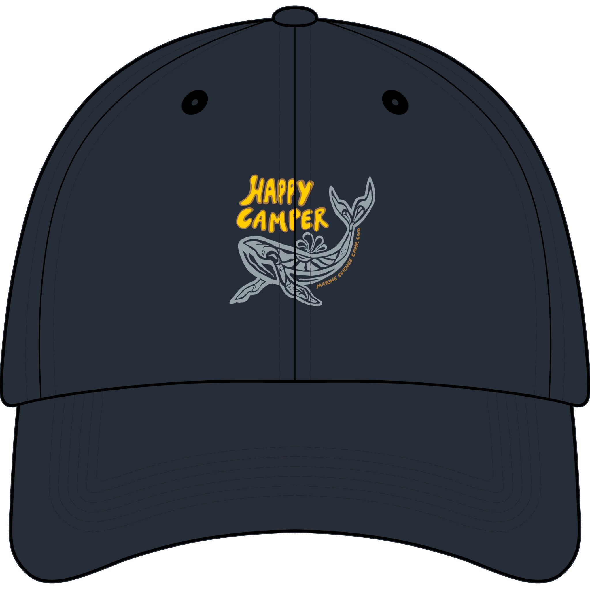 Happy Camper Youth Embroidered Hat - Image 5